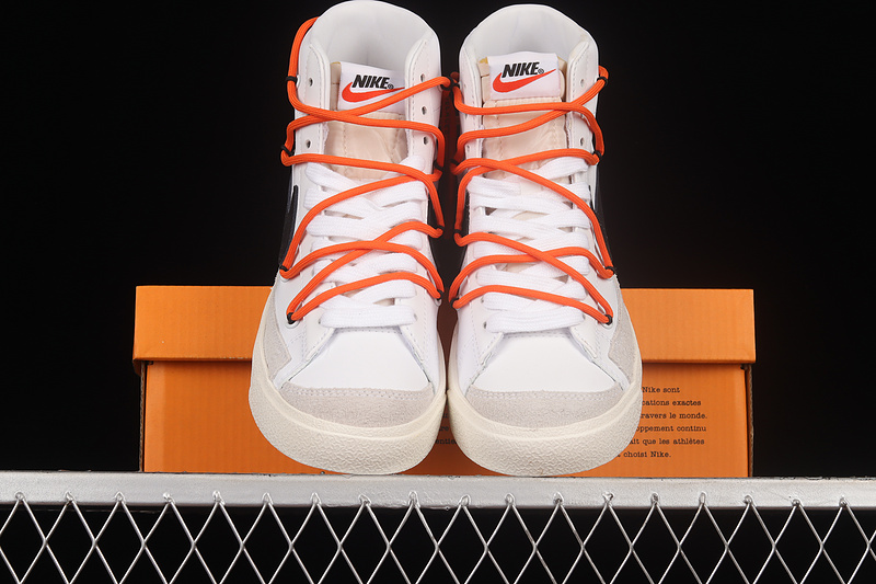 Blazer Mid White/Black/Orange 11