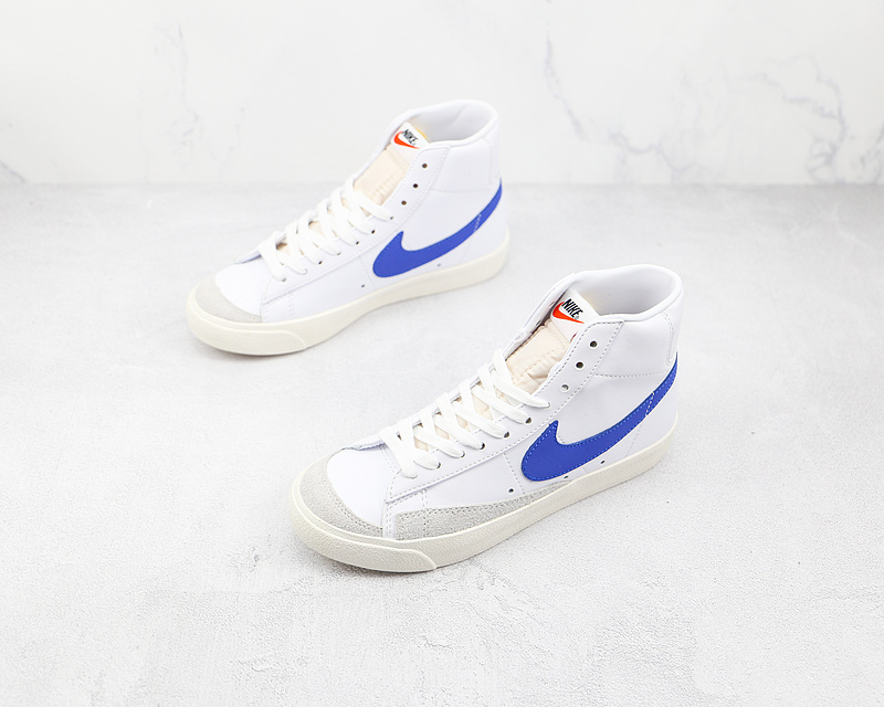 Blazer Mid 77 Vintage White/White/Racer Blue 19