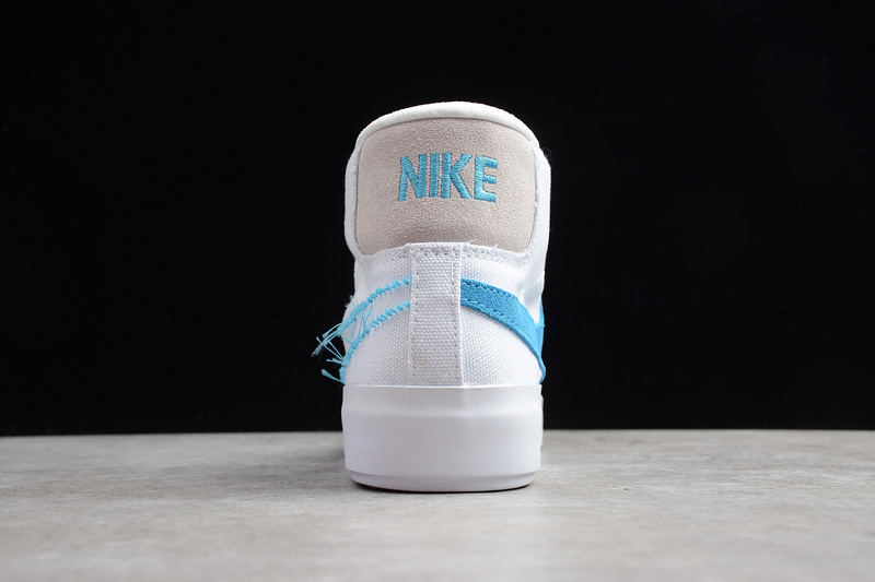 Sb Zoom Blazer Mid Prm White/Blue/Yellow 3