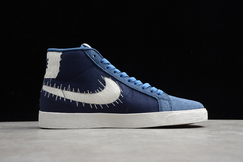 Sb Blazer Mid Premium Sashiko Mystic Navy/Sail-Sail-Gum Light Brown 13