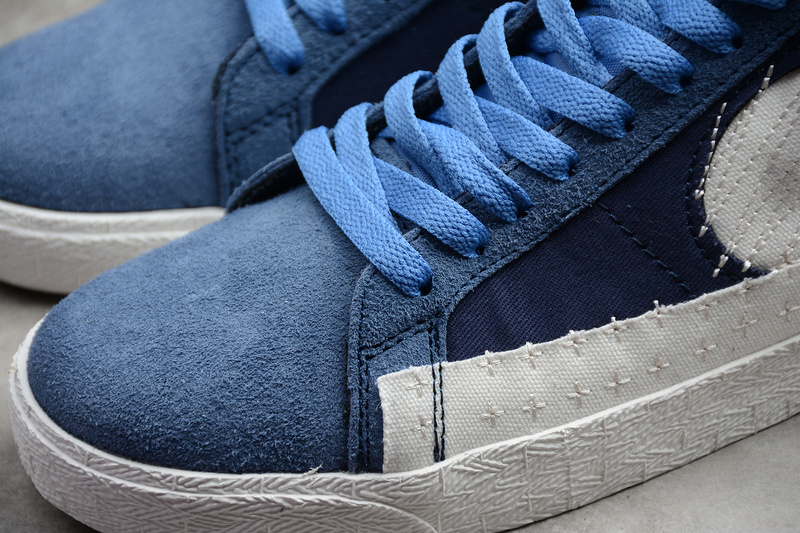 Sb Blazer Mid Premium Sashiko Mystic Navy/Sail-Sail-Gum Light Brown 25