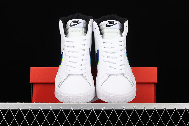 Blazer Mid Gs White/Racer Blue/Volt 19