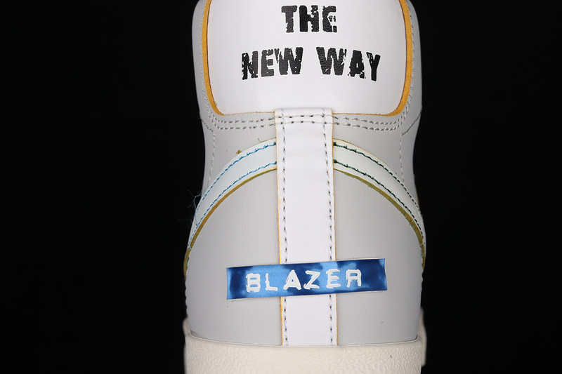 Blazer Mid The New Way Label Make/Neutral Grey/Royal Blue 3