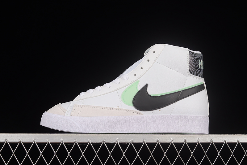 Blazer Mid White/Black/Mint Green 19