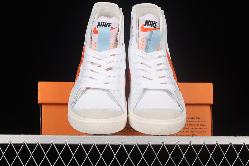 Blazer Mid White/Orange/White 15