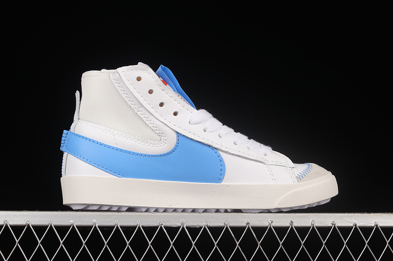 Blazer Mid White/Blue/White 9