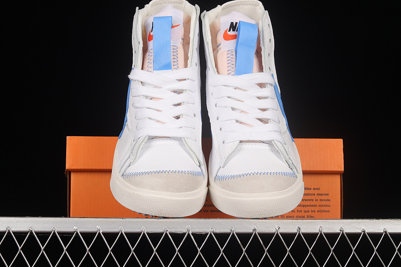 Blazer Mid White/Blue/White 19