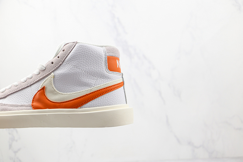 Sacai X Blazer Mid White/White/Orange 13