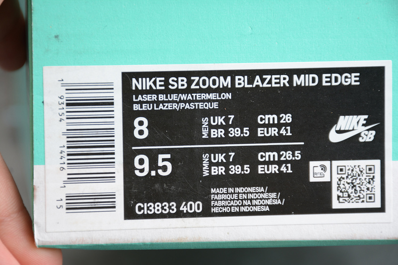 Sb Blazer Mid Edge Hack Pack Blue/Pink/White 15