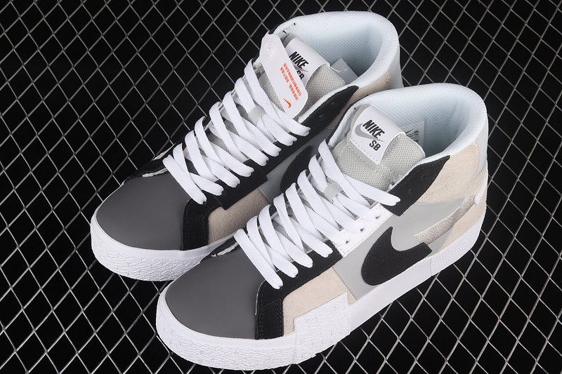 Sb Zoom Blazer Mid Prm White/Black/Grey 27