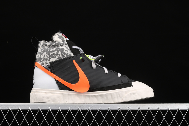 Readymade X Blazer Mid Black/Vast Grey/Volt/Total Orange 21