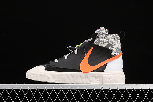 Readymade X Blazer Mid Black/Vast Grey/Volt/Total Orange 23