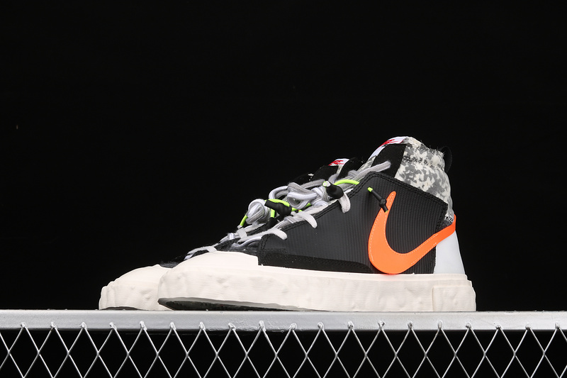 Readymade X Blazer Mid Black/Vast Grey/Volt/Total Orange 27