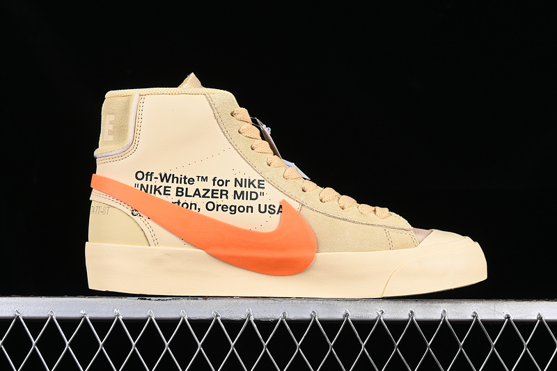 Off White Blazer Mid All Hallows Eve Orange/Grey/Brown 7