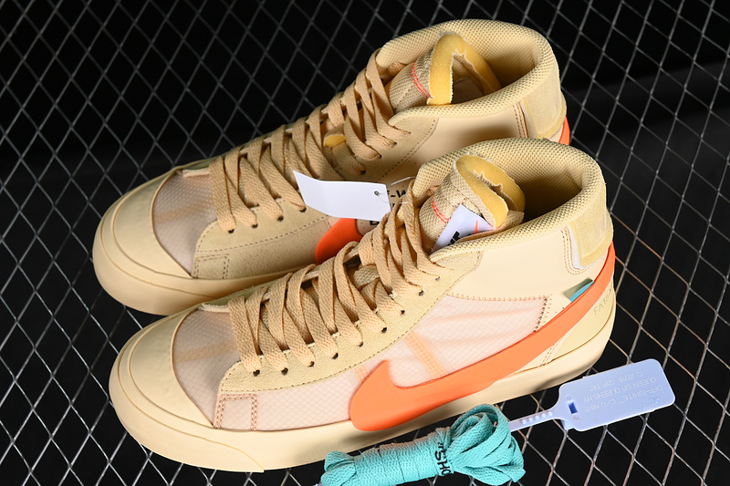 Off White Blazer Mid All Hallows Eve Orange/Grey/Brown 25