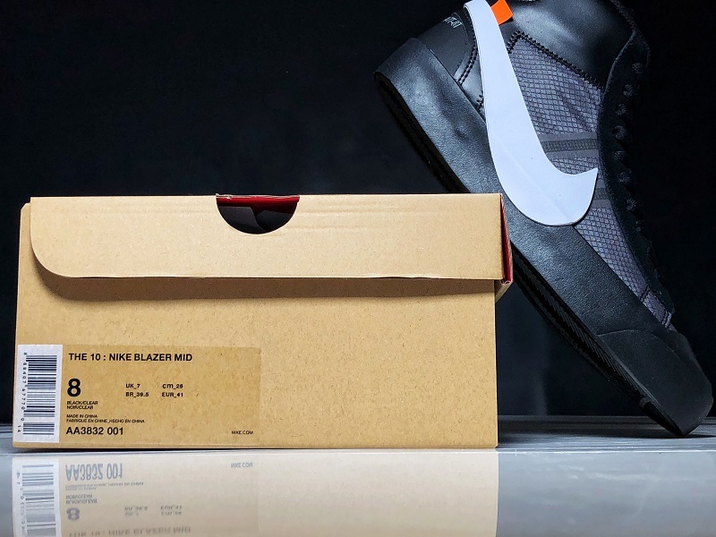 Off-White X Blazer Mid Wolf Grey/Pure Platinum-Black-Cool Grey 21