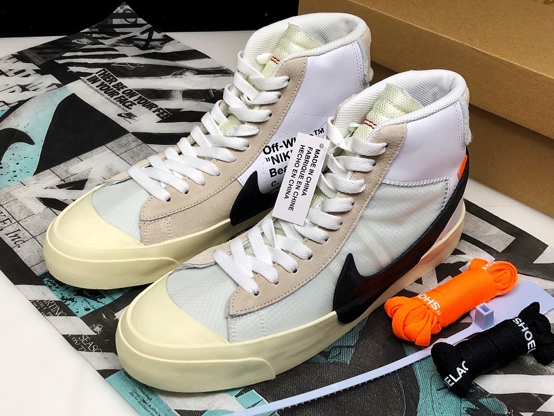 Blazer X Off White Mid White 9