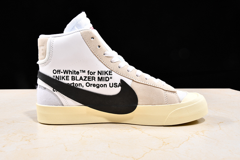 Hupu Blazer X Off White Mid White 7