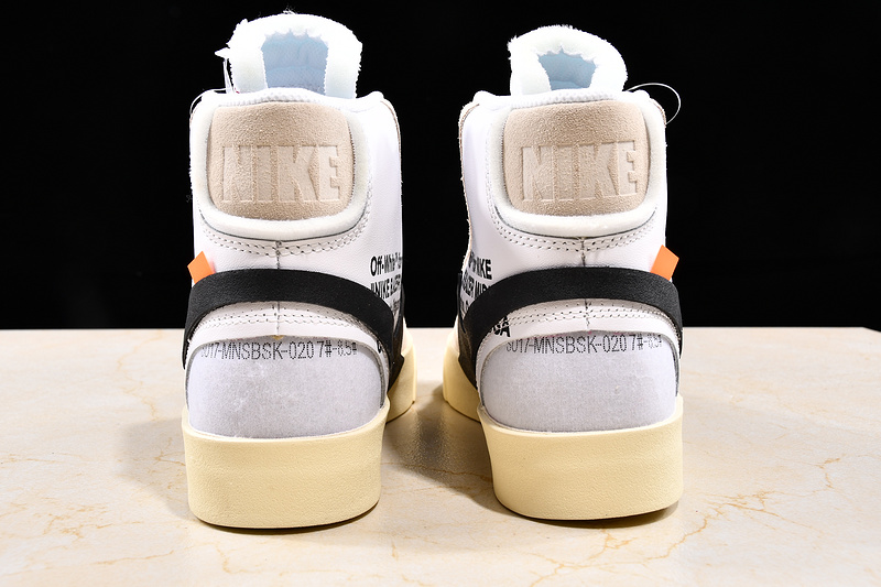 Hupu Blazer X Off White Mid White 9