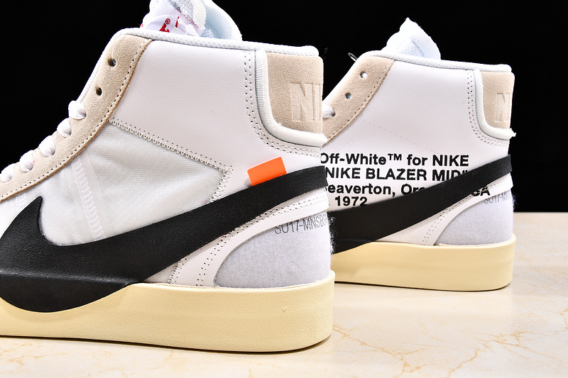 Hupu Blazer X Off White Mid White 41