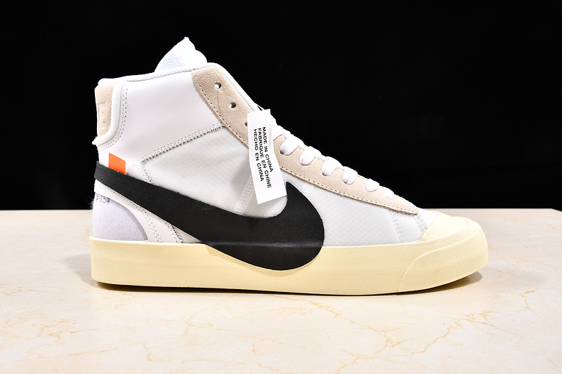 Hupu Blazer X Off White Mid White 43