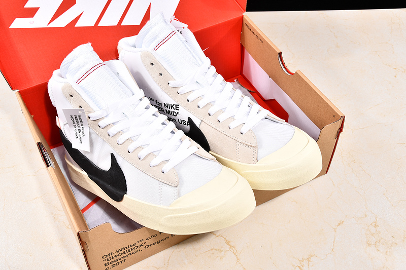 Hupu Blazer X Off White Mid White 49