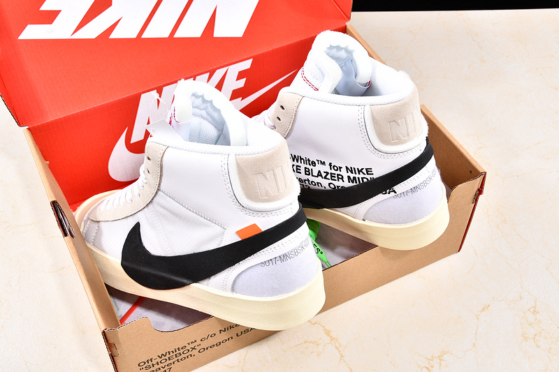 Hupu Blazer X Off White Mid White 51