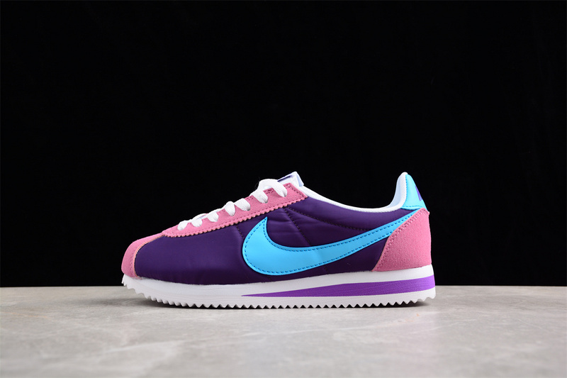 Cortez White/Blue/Purple/Pink 9