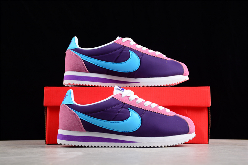 Cortez White/Blue/Purple/Pink 27