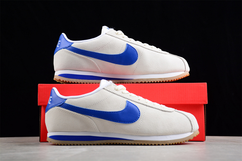 Classic Cortez White/Grey/Blue 13