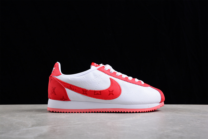 Classic Cortez Nylon Pren White/White/Red 7