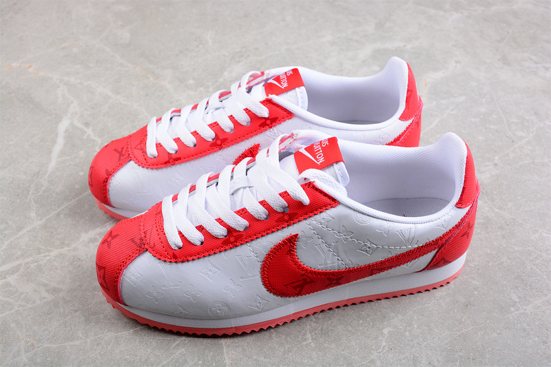 Classic Cortez Nylon Pren White/White/Red 15