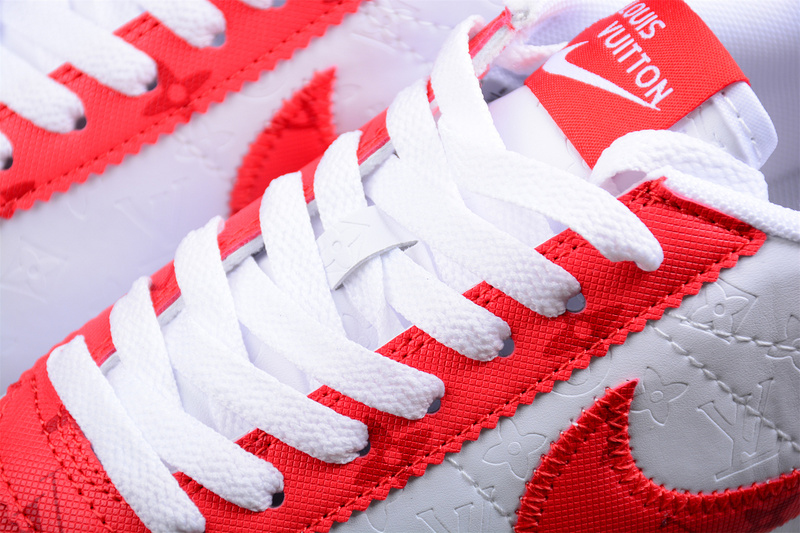 Classic Cortez Nylon Pren White/White/Red 17