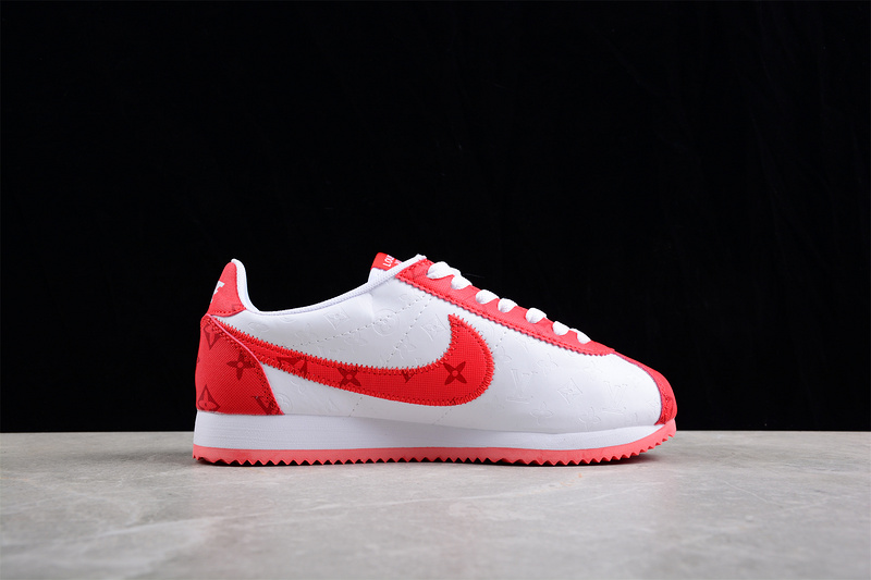 Classic Cortez Nylon Pren White/White/Red 21