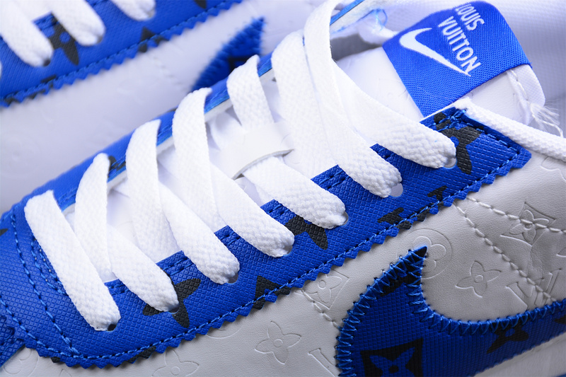 Classic Cortez Nylon Pren White/White/Blue 11