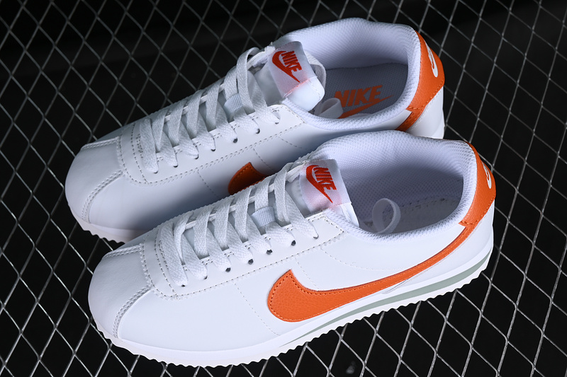 Classic Cortez Nylon Pren White/Grey/Orange 7