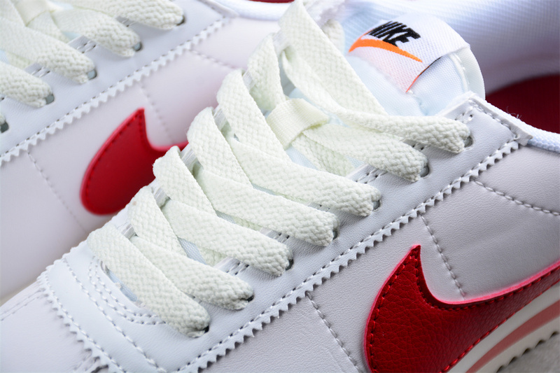 Classic Cortez Nylon Pren White/Red 19