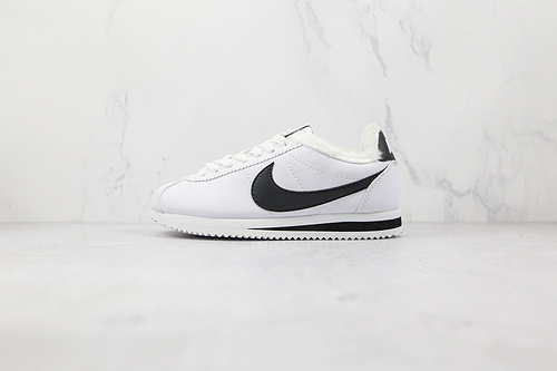 Classic Cortez Leather White/Black-White 7