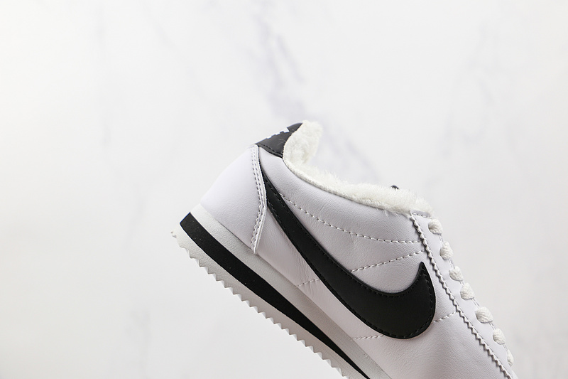 Classic Cortez Leather White/Black-White 17