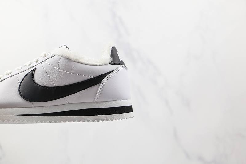 Classic Cortez Leather White/Black-White 19