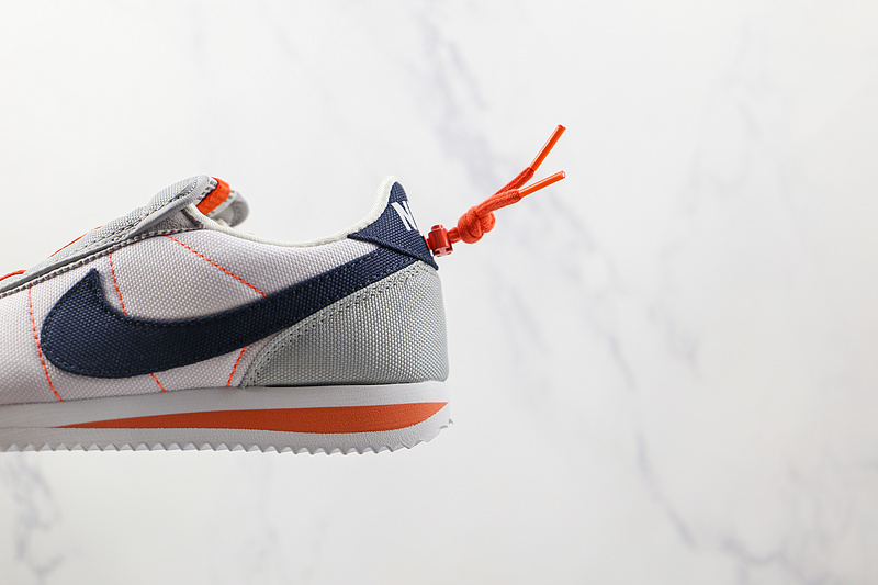 Kendrick Lamar X Cortez Basic Slip House Shoes White/Thunder Blue-Wolf 19