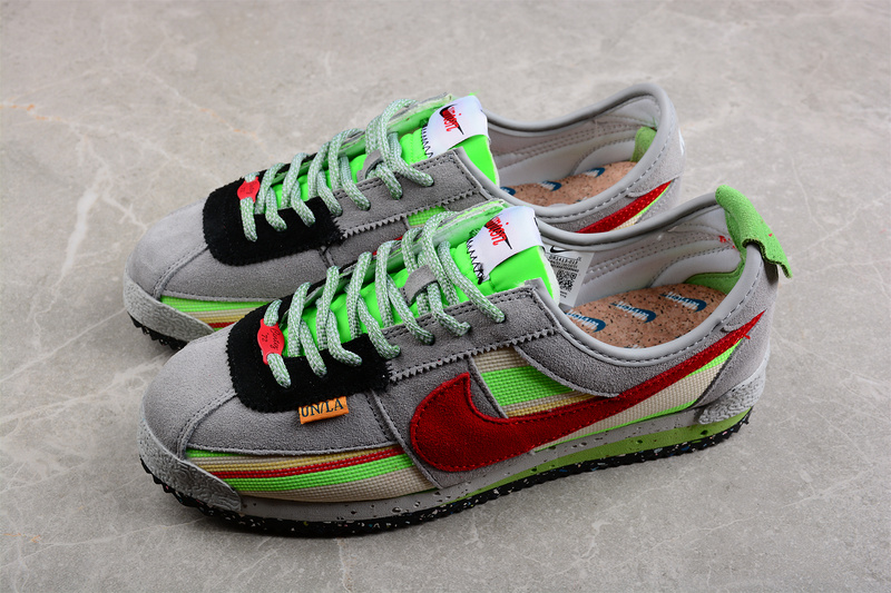 Union X Cortez 50 Anniversary Grey/Green/Black-Red 13