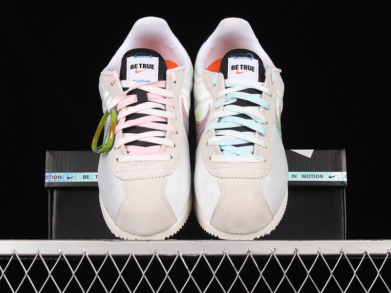 Cortez Be True 2022 Summit White/Black/Multi-Color 7