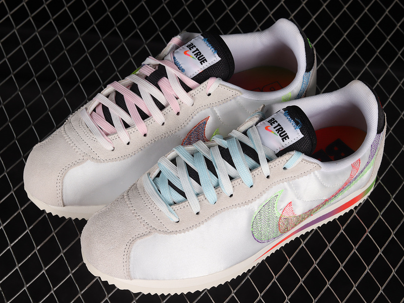 Cortez Be True 2022 Summit White/Black/Multi-Color 11