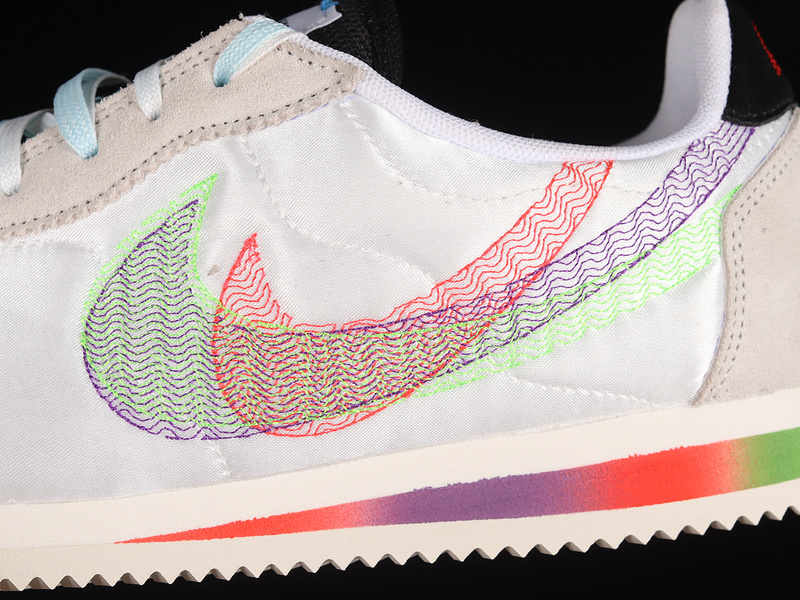 Cortez Be True 2022 Summit White/Black/Multi-Color 21