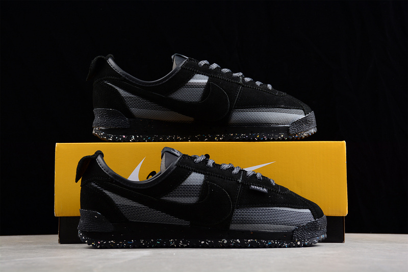 Union X Cortez Black/Black/Black 25