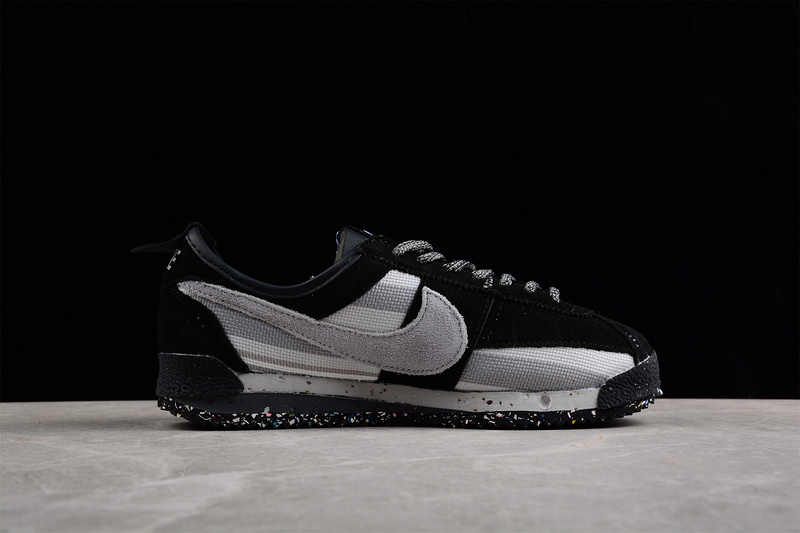 Union X Cortez Black/Black/Light Grey 13