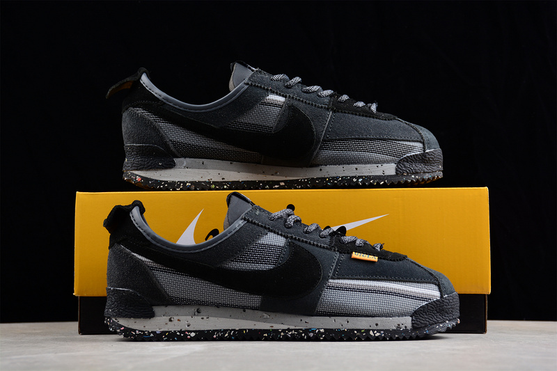 Union X Cortez Black/Black/Grey 21