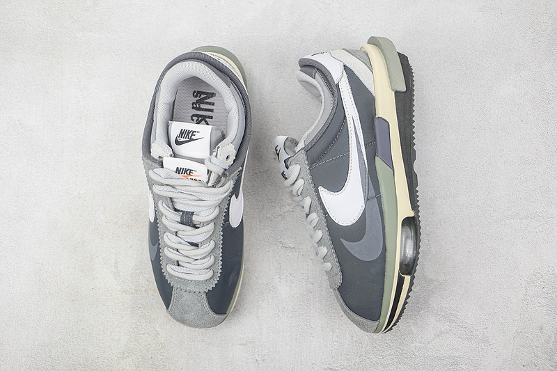 Sacai X Cortez 4.0 Og Grey/White/Light Grey 3