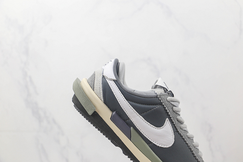 Sacai X Cortez 4.0 Og Grey/White/Light Grey 5